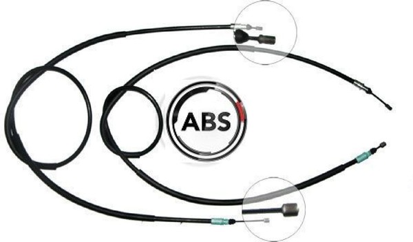 A.B.S. K19655 Seilzug FüR Feststellbremse Handbremsseil Bremsseil FüR Renault-image