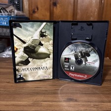 TESTED COMPLETE CIB MANUAL Ace Combat 5 The Unsung War PlayStation 2 PS2 BLACK
