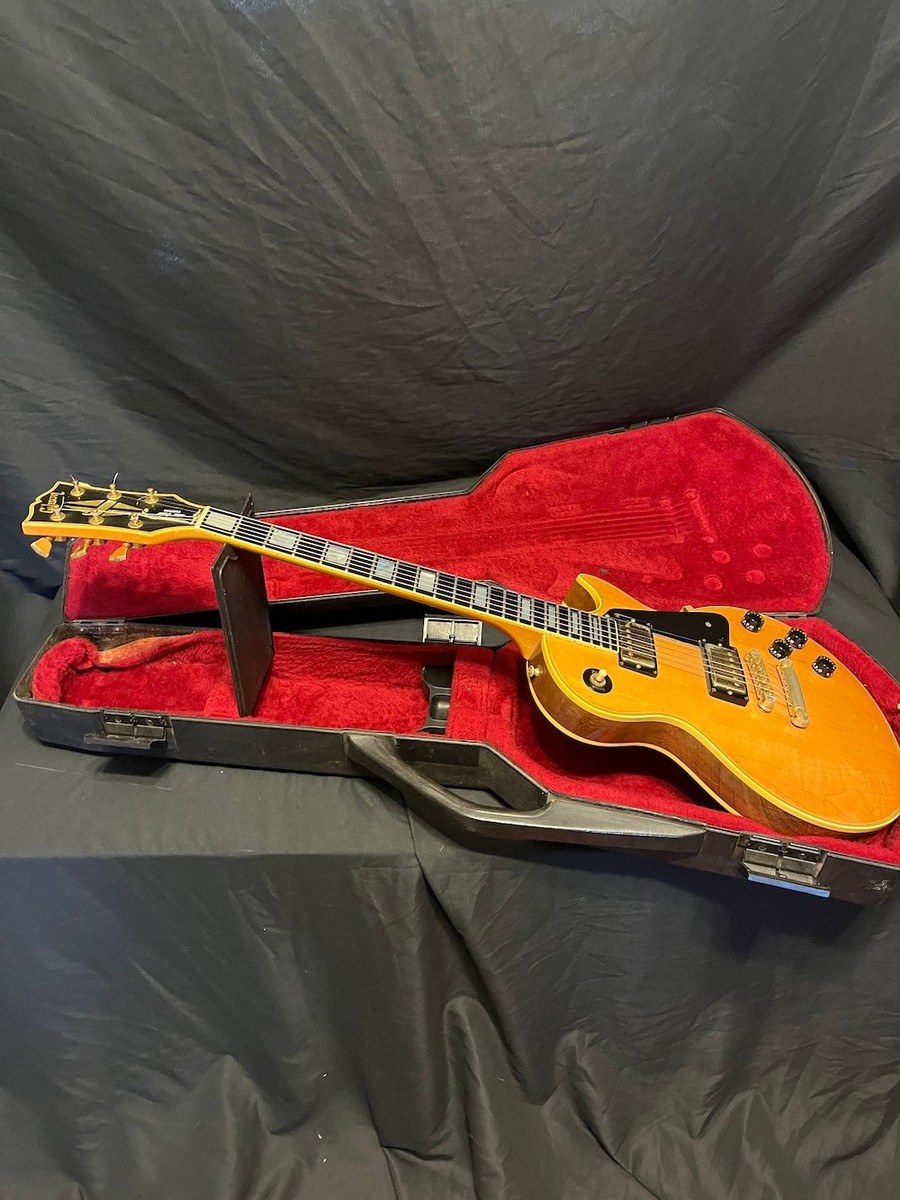 1978 Vintage Gibson Les Paul Custom Guitar in Natural Maple Neck W