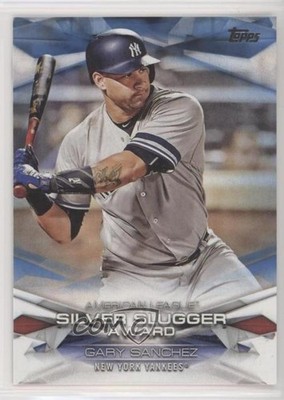 2018 Topps MLB Awards Blue Gary Sanchez #MLBA-33 4l3