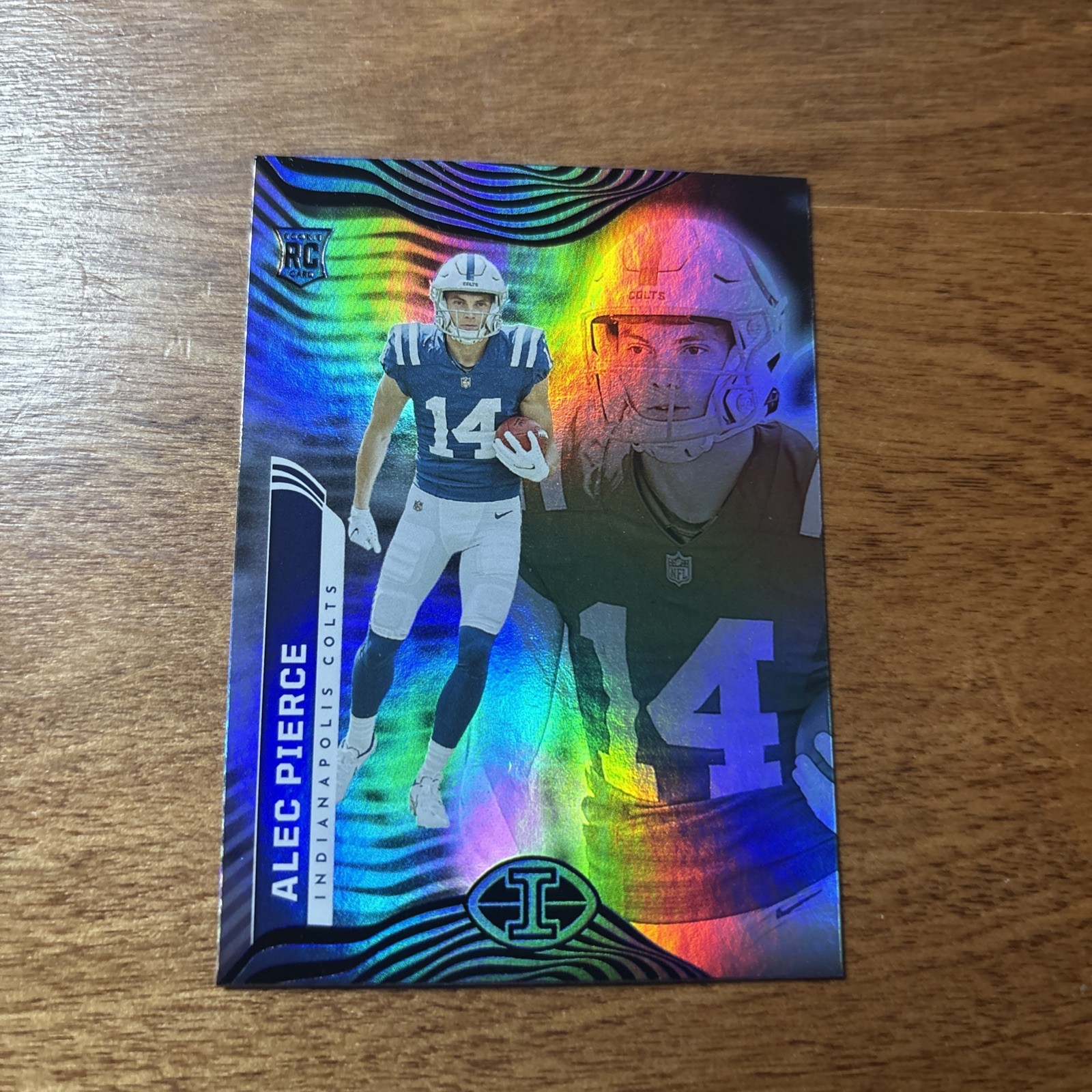 2022 Panini Illusions Football Alec Pierce Rookie Card RC #38 Indianapolis Colts