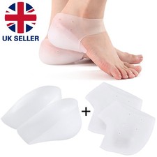 7cm Invisible Height Lift Heel Pads Sock Liners Increase Insole Pain Relieve UK