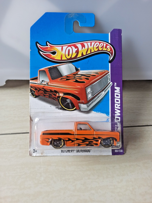 Hot Wheels 83 Silverado Orange Flames | eBay