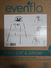 Evenflo Eat and Grow 4-in-1 Convertible High Chair  Baby to Toddler Feeding