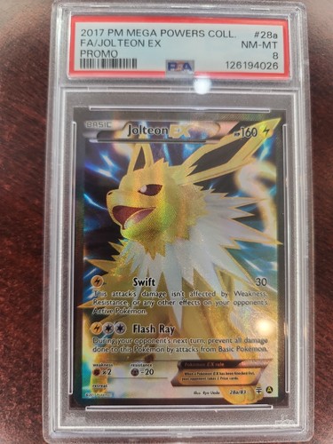 Jolteon-EX graded PSA 8 for sale on eBay