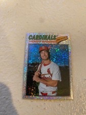 2026 Topps Heritage Chrome Silver Sparkle #230 Thomas Saggese Cardinals