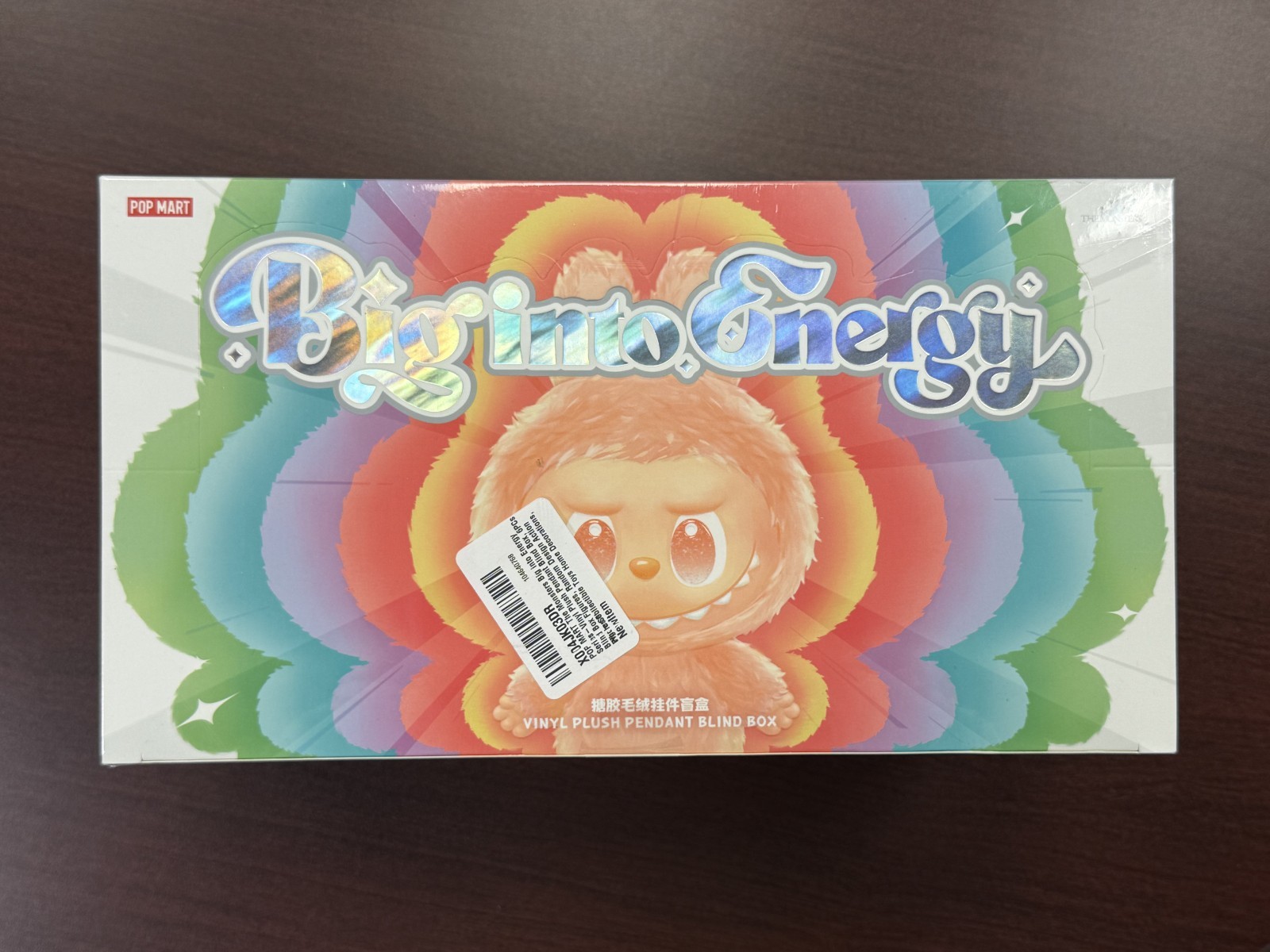 POP MART The Monsters Big into Energy Series-Vinyl Plush Pendant Blind Box, 6PCs