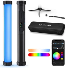 RGB Tube Light Mini for Photo & Video | RGBWW Full Color Tube Light | Bluetoo...
