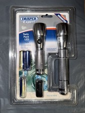 Draper Expert Twin Pack LED Torches