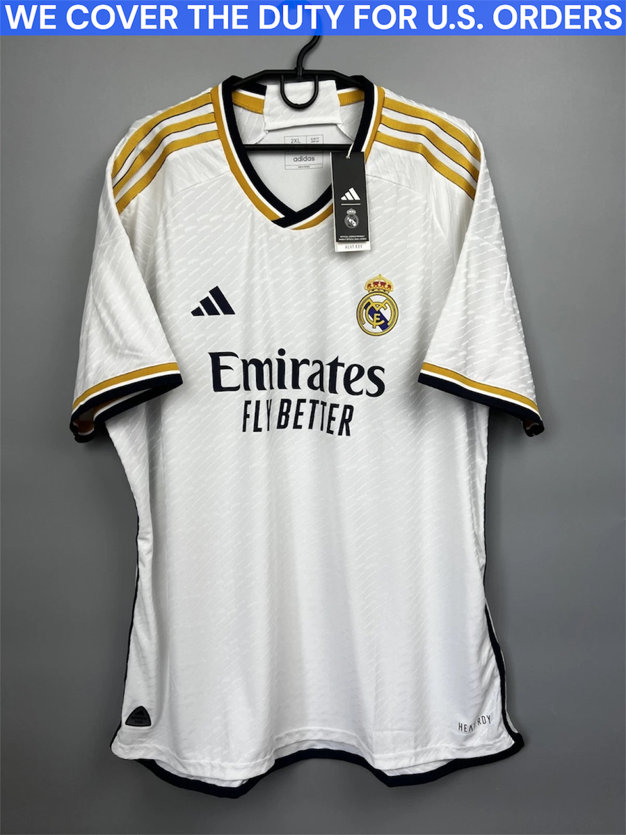 Real Madrid Jersey 23/24 Home Authentic Soccer Shirt Adidas IA5139