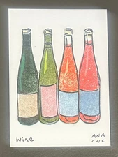Beautiful Anastasia Inciardi "Wine" Mini Print