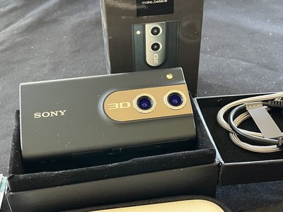 Sony Bloggie FS3 3D Digital Camcorder Video Camera Tested Working 0270