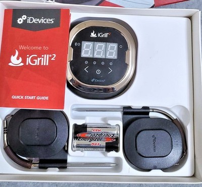 Weber iGrill 2 Bluetooth BBQ Thermometer 7203   Smart Meat Temp Monitor