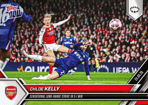 Chloe Kelly - 2025-26 UWCL Topps NOW® - Card 23 - PR: 534