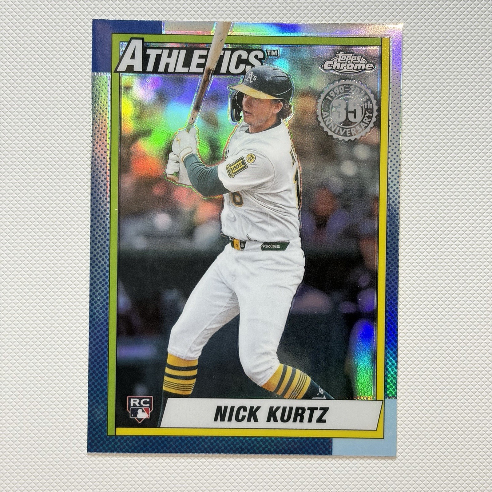 2025 Topps Chrome Update Series - 1990 Topps Baseball Nick Kurtz #90CU-21 (RC)