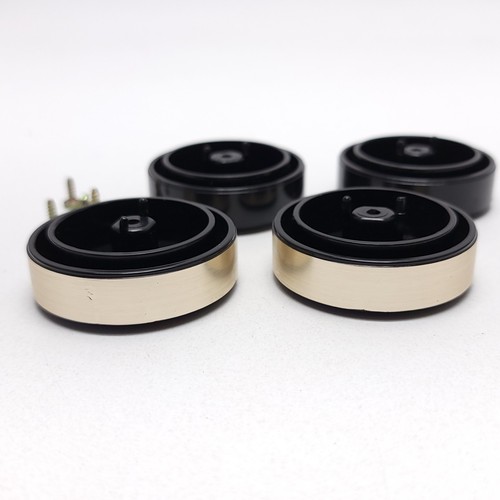 Stereo Component Feet Set Of 4 Receiver Amplifier HiFi Audio Gear 2" - Picture 4 of 4