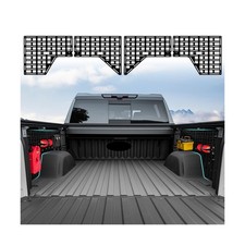 Side Truck Bed Molle Panel Rack System Compatible with 2019-2025 Chevy Silver...