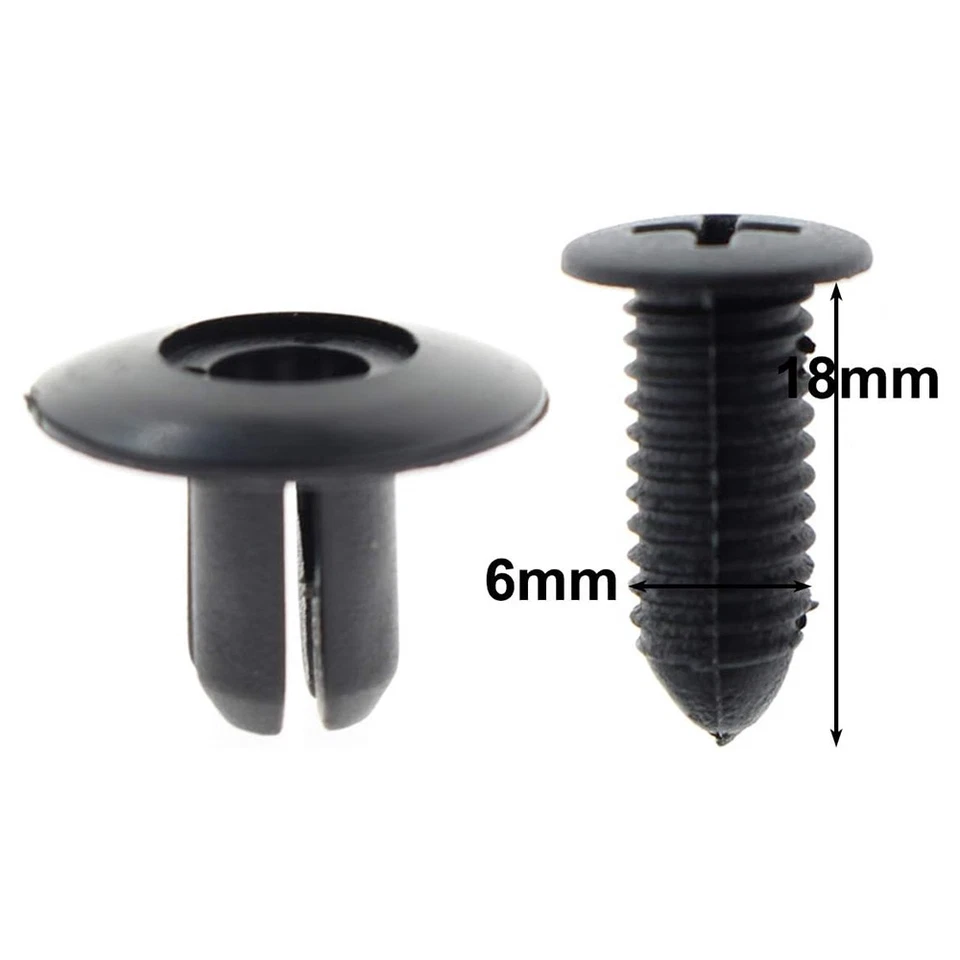 Retenedor de parachoques guardabarros forro tornillo recorte sujetador clip para Kia 86590-28000 100 un. Foto 2 de 4