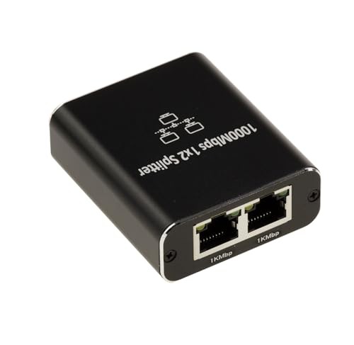 KALEA-INFORMATIQUE Splitter Gigabit Ethernet da 1 porta a due porte per (U1T)