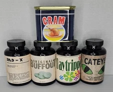 Fallout CRAM, Buffout, Daytripper, Rad X & Cateye Props *Unofficial, Handmade*