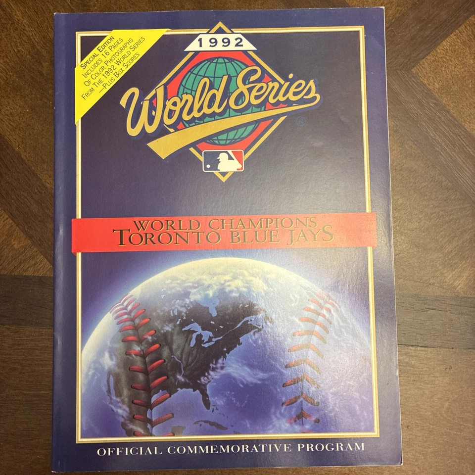 1992 World Series Official ⚾️ Special Edition Toronto Blue Jays Champions Sealed - Image 4 of 4