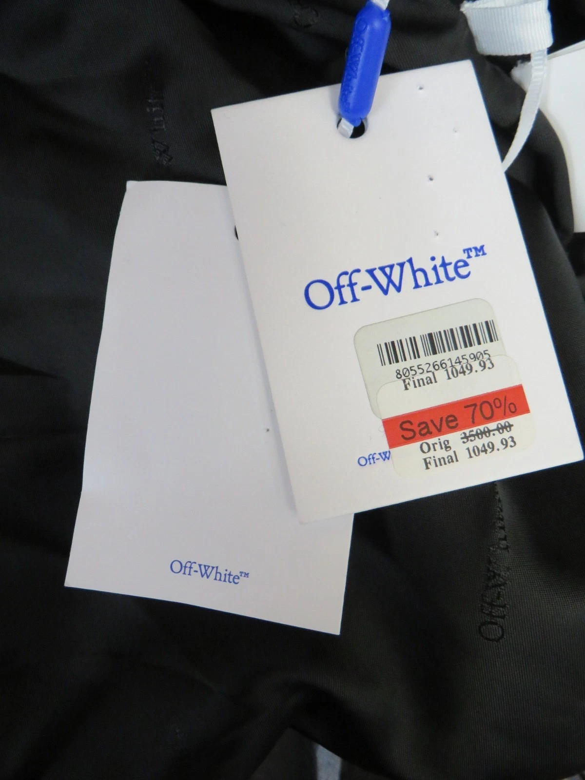 Off-White X Ac Milan 125th Anniversary Embroidered Varsity Jacket MSRP $3500 image 4