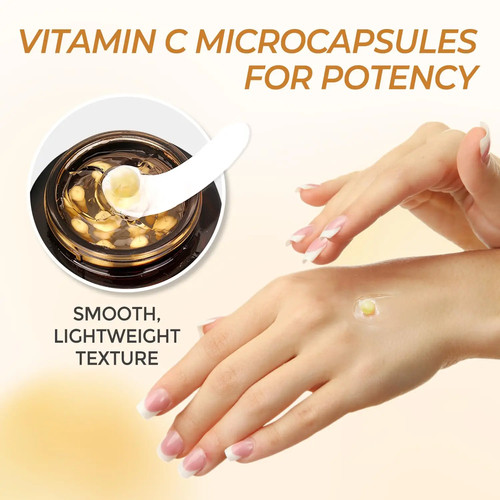 Deep Vitamin C Golden Capsule Hydrating Face Moisturizer, Antioxidant Protection - Picture 3 of 7