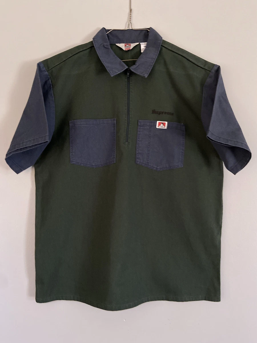 Supreme Short Sleeve Button-Up Casual Button-Down Shirts for Men