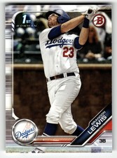 2019 Bowman Draft Brandon Lewis #BD-40 Los Angeles Dodgers 1ST BOWMAN