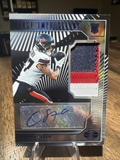 2024 Panini Illusions - First Impressions Auto Mem Cade Stover #138 Blue /99