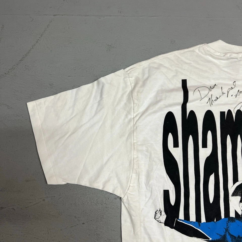 VTG 1991 Garth Brooks Shameless Ropin the Wind Tour Single Stitch T-Shirt SIGNED - Image 2 of 4