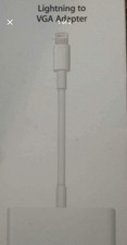 Apple Lightning to VGA Adapter White OEM NIB