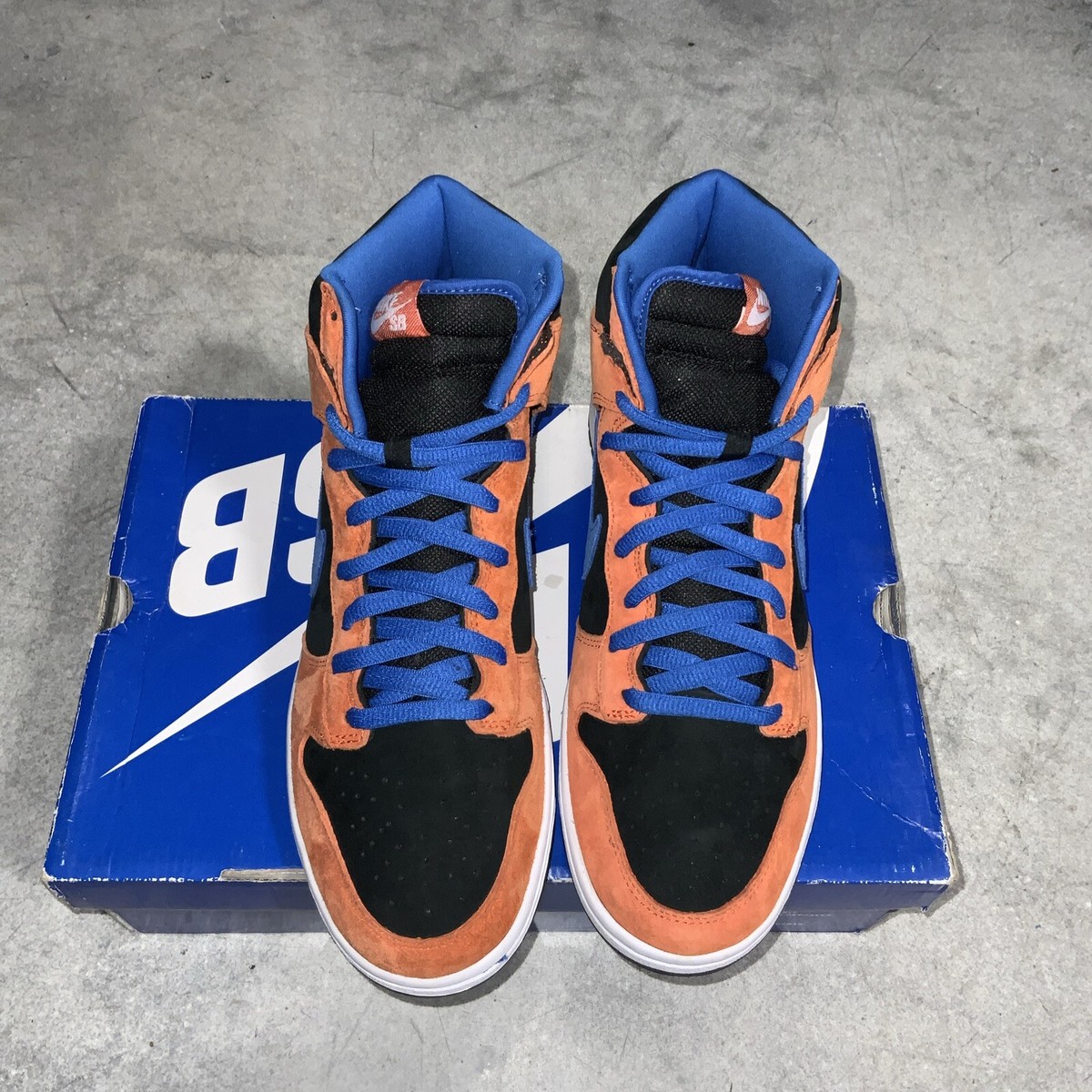靴 NIKE Dunk High Blue Ribbon Orange 28cm Nike Dunk High Blue Orange - Jun 2022 - DD1399-800