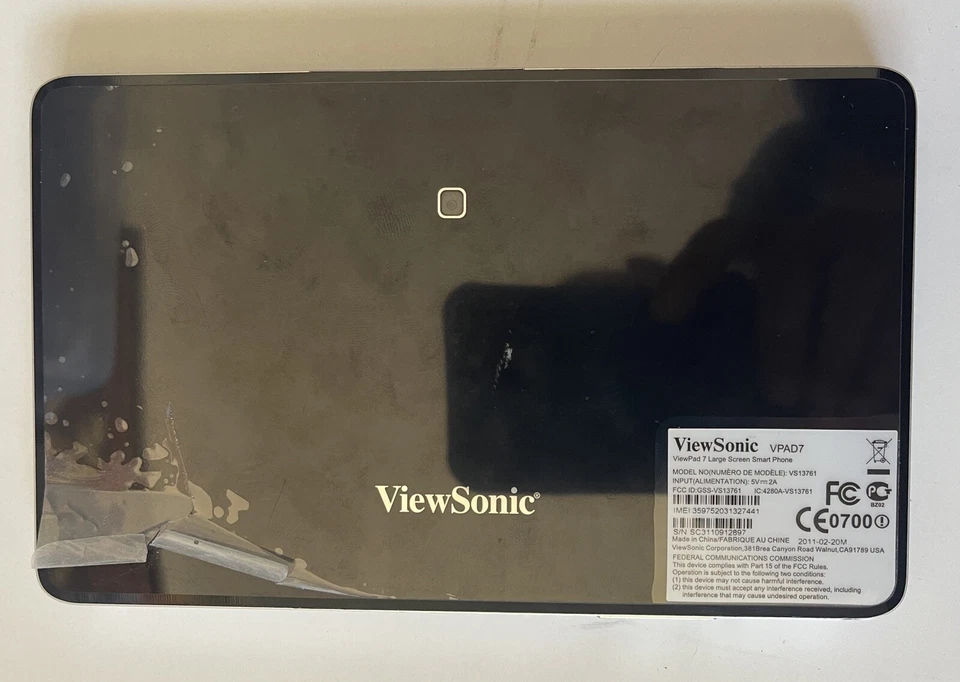 ViewSonic ViewPad 7. Модель: VS13761 - Изображение 3 из 4