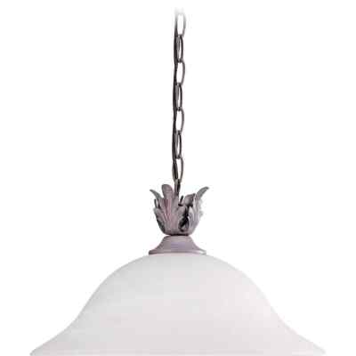 Volume Lighting Troy 1-Light Prairie Rock Pendant w/Alabaster Glass Shade