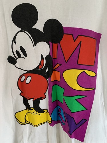 Vintage NWT Mickey Mouse Unlimited T-Shirt OSFA Rare 1990s - Picture 3 of 6