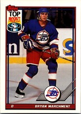 1991-92 Topps - #116 Bryan Marchment (RC)