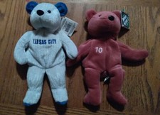 Salvino s Bamm Beanos Chipper Jones 10 Beanie Bear 1998, 2000 Carlos Beltran