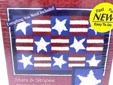 Creations by Caron Rug Hook KIt Stars & Stripes 18" x 27" Americana 