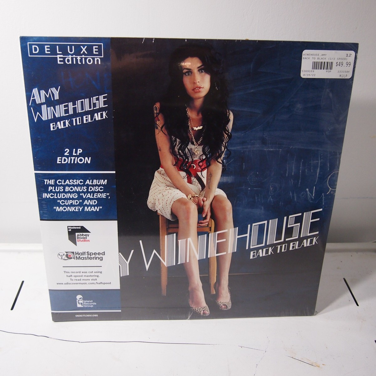 Amy Winehouse Back to Black DELUXE EDITION HALF SPEED MASTER 2X LP