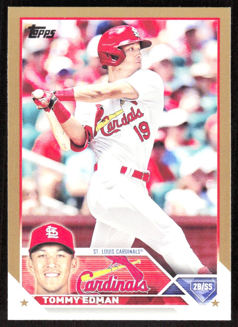 2023 3010A Topps Gold Tommy Edman 1216/2023 St. Louis Cardinals