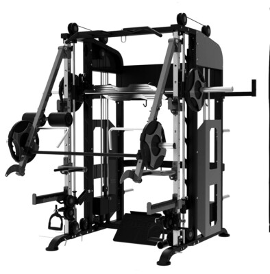 Pro Functional Trainer Smith Machine Power Rack Aluminum Pulleys