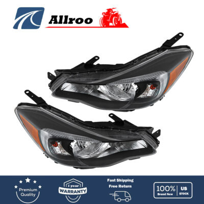 For Subaru Impreza 2012-2015 /Crosstrek 2013-2016 LH+RH Side Halogen Headlights