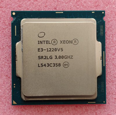 Intel  Xeon  E3-1220V5 Prozessor  (4x 3 GHz) SR2LG CPU Sockel 1151