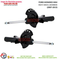FORD MONDEO MK4 SI ADATTA AMMORTIZZATORI ANTERIORI 2007-2015 2x AMMORTIZZATORI COPPIA MONDONI NUOVI