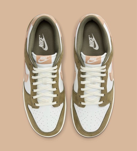 Men’s Size 12 Nike Dunk Low Retro Premium Medium Olive Hemp White FQ8250-200 - Picture 3 of 7