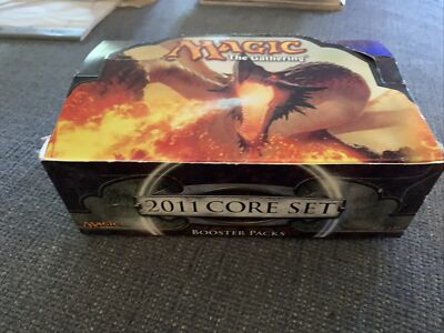 MTG Magic The Gathering 2011 Core Set Booster Box Only Empty NO CARDS ...