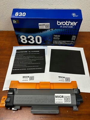 MICR Check Printing for Brother TN-830, TN830 (TN-830XL, TN830X