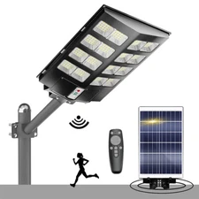 5000W Commercial Solar Street Light Dusk To Dawn for Parking Lot Outdoor Road