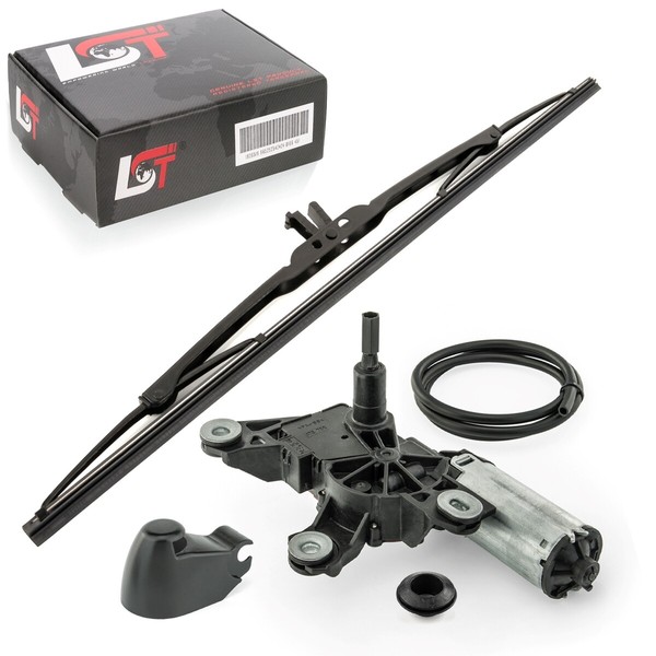 Scheibenwischer Heckwischer Set Wischermotor Wischblatt Dichtung FüR VW Golf IV-image